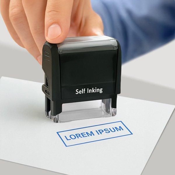 Self inking rubber stamps custom printing notary service signature official security