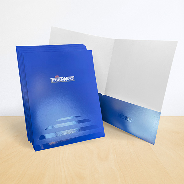 16 pt Folders With Spot UV Cheap