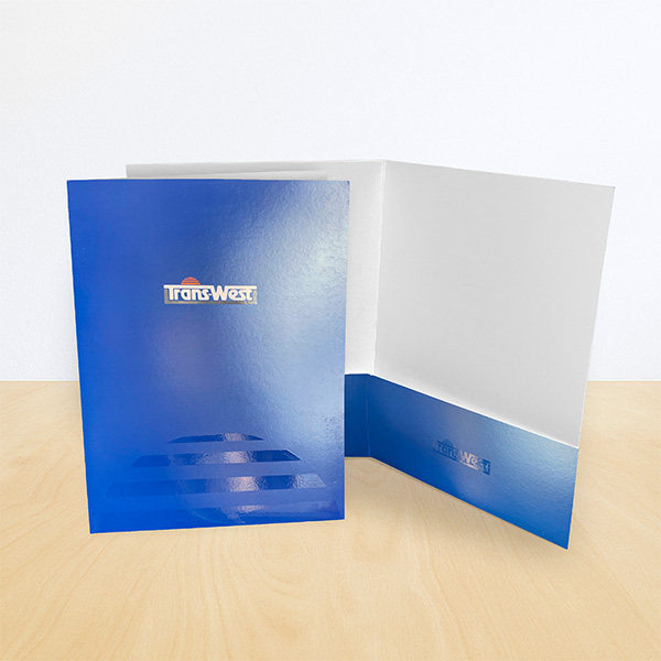 16 pt Folders With Spot UV Cheap