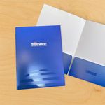 16 pt Folders With Spot UV Cheap
