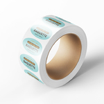 White Oval Polypropylene Roll Labels Cheap