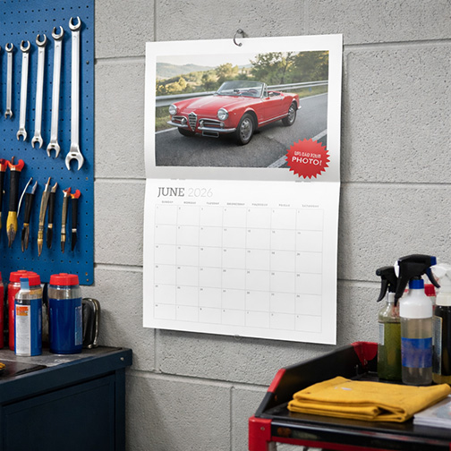 hanging calendar