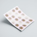 Glossy Stickets Circle Sheet Labels