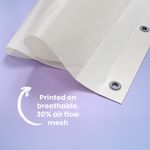 Mesh windproof banner airflow event outdoors