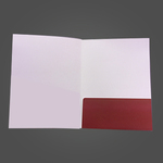 Cheap 16 pt Folders With Spot UV 1 Pocket