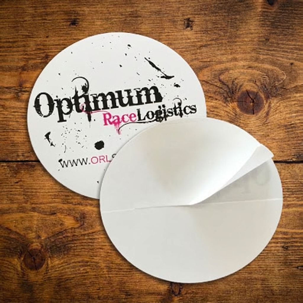 Round / Circle UV Crack-n-peel Stickers